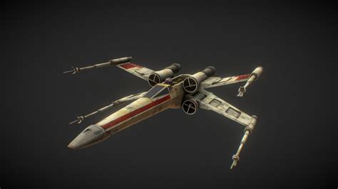 X-wing - 3D model by Todor Malakchiev (@todormalakchiev) [a0eed24] - Sketchfab