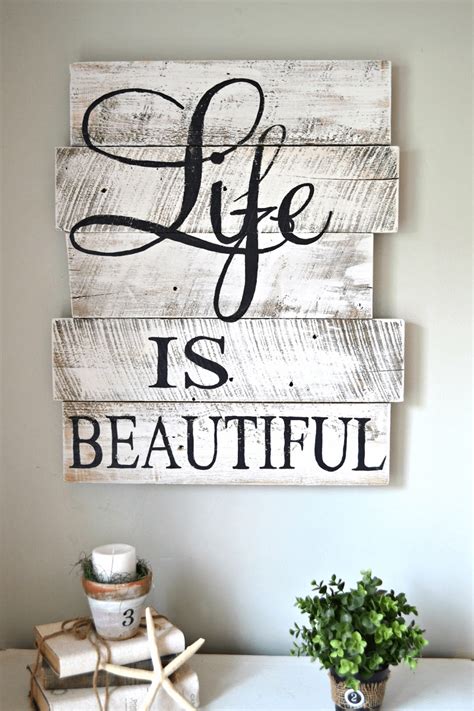 Breath-Taking Rustic Home Décor Signs from Wood Charm