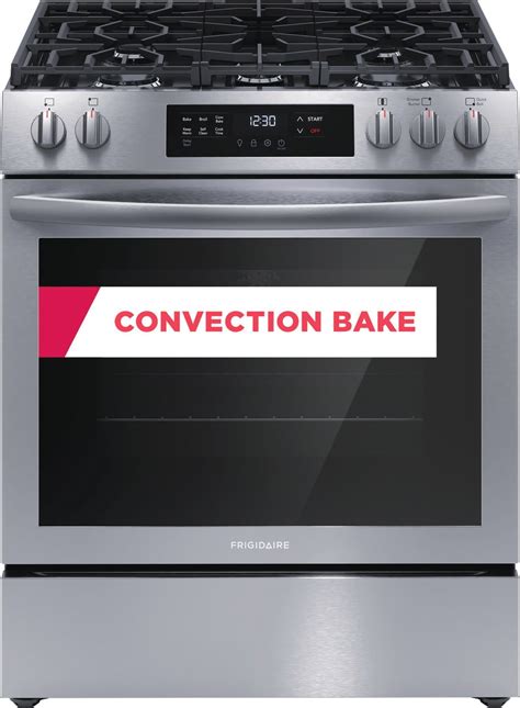 30" Front Control Gas Range with Convection Bake - Walmart.com