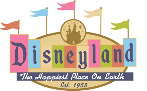 Vintage Disneyland Logo Clip Art