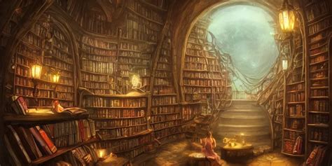 magic library, magic, birds, roses, fairy tale, | Stable Diffusion