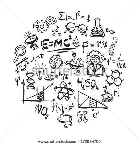 Science icon, doodle drawing | Science icons, Science drawing, Science doodles