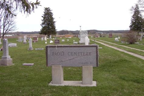 Paoli Cemetery in Paoli, Wisconsin - Find a Grave Cemetery