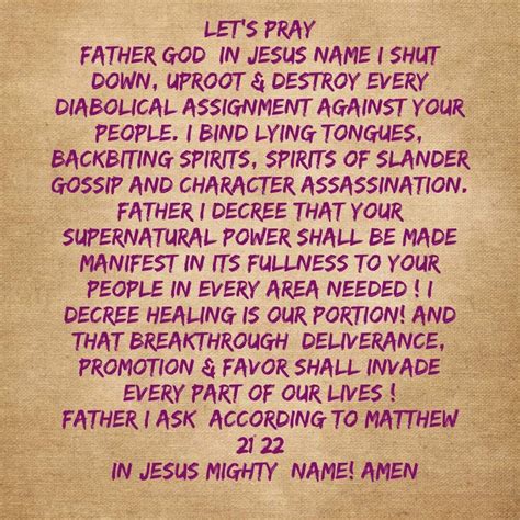 Pin by Cheryl Clowers on PRAYERS | Intercession prayers, Names of jesus ...