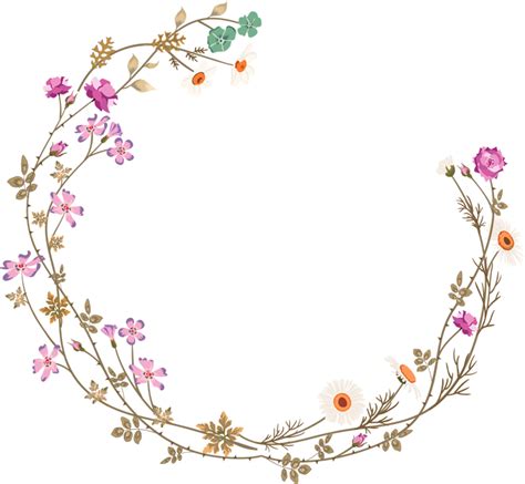 Clipart flowers border line, Clipart flowers border line Transparent FREE for download on ...