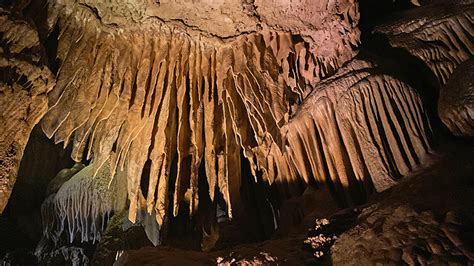 Crystal Cave Marble Cavern At Sequoia National Park