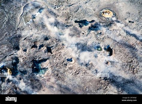 Aerial photos, aerial images of Yellowstone National Park Stock Photo - Alamy