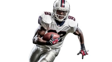 Premium AI Image | A football player wearing a white jersey with the number 32 on it