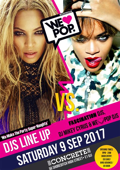 WeLovePop Club's BEYONCE vs RIHANNA BATTLE | Shoreditch, London Fun ...