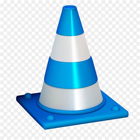 Blue traffic cone isolated on transparent background PNG - Similar PNG