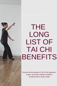 The most extensive list of Tai Chi Benefits