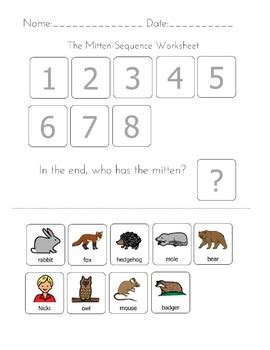 The Mitten Sequencing Printable Free - FREE PRINTABLE TEMPLATES