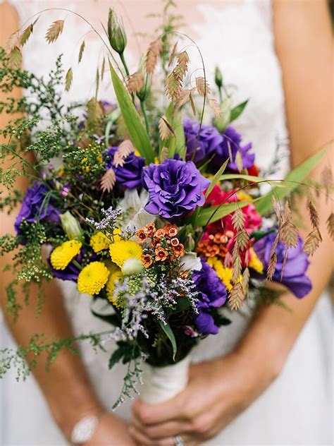 Wildflower Bouquets: The Best Wildflower Bouquets from Real Weddings