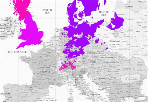 Protestant Reformation Map