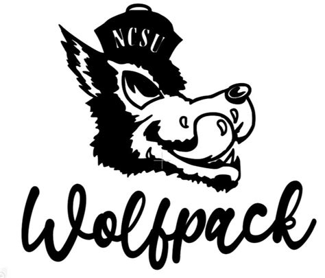 NC State Inspired Wolfpack/ DECAL | Etsy