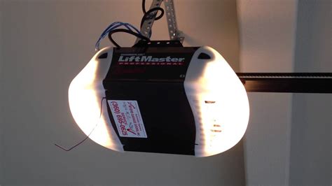 Liftmaster Professional 1/2HP belt drive garage door opener - YouTube