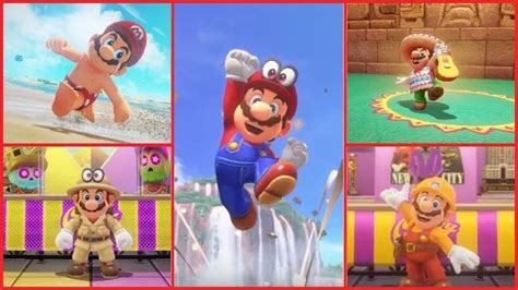 Super Mario Odyssey Costumes: All Outfit, Hats and Clothing Locations and Prices - GameRevolution