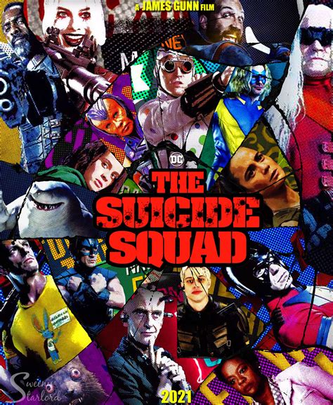 [Fan Art] The Suicide Squad (2021) poster made by me. This is my most anticipated DC movie ...