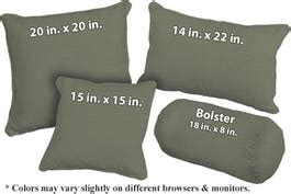 Decorative Throw Pillows Outdura Fern | The Futon Shop