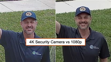 4K Security Camera vs 1080p - YouTube