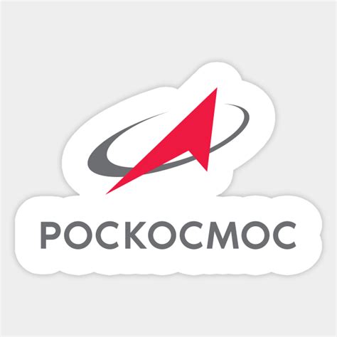 Roscosmos logo - Roscosmos - Sticker | TeePublic