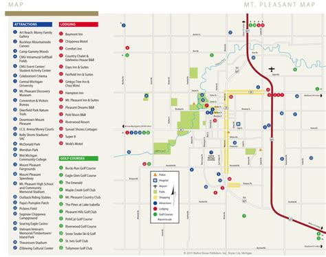 Mount Pleasant Michigan Map