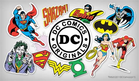 DC Comics Originals Stickers | StickerYou Products