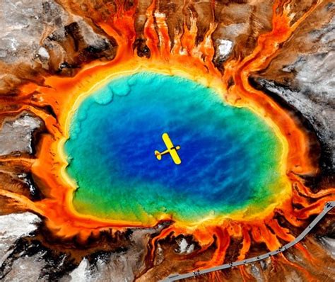 The Multicolored Hot Grand Prismatic Spring in Yellowstone, USA - Snow Addiction - News about ...