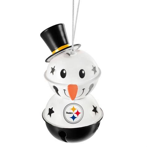 Pittsburgh Steelers 🏈 Snowman Bell Ornament Christmas Tree Decoration | Christmas ornaments ...