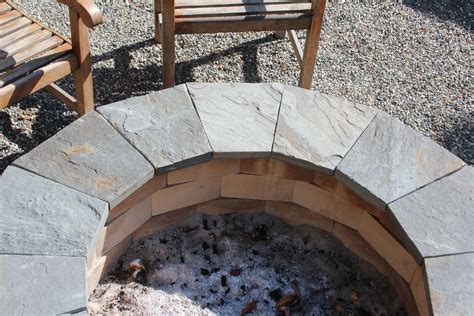 Installing A DIY Capstone To A Firepit | Fire pit, Fire pit landscaping, Outdoor fire pit