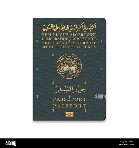 Algerian passport Cut Out Stock Images & Pictures - Alamy