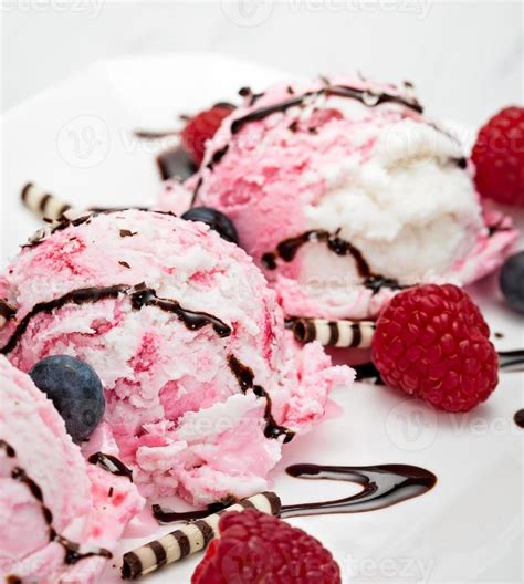 Icecream Dessert with Fruit 765463 Stock Photo at Vecteezy