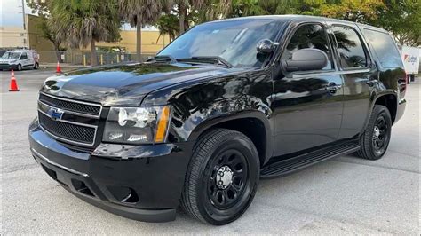 2013 Chevrolet Tahoe Police PPV Interceptor 70k miles walkaround - YouTube