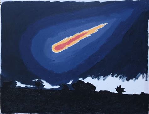 Comet Painting by Šimun Tolić | Saatchi Art