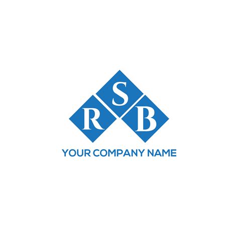 RSB letter logo design on white background. RSB creative initials letter logo concept. RSB ...