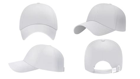 White cap Mockup, realistic style 3776223 Vector Art at Vecteezy