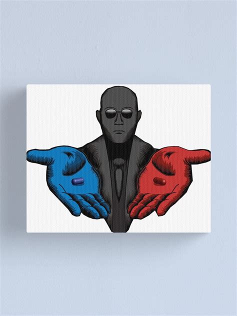 "Morpheus Matrix Red Pill Blue Pill" Canvas Print for Sale by PEDVKN | Redbubble