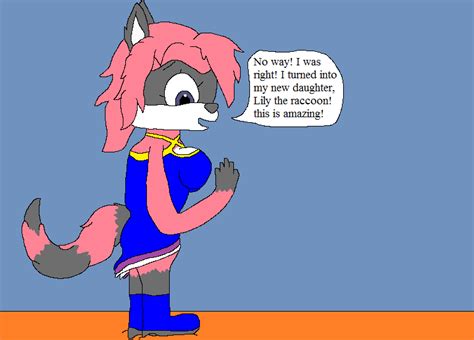 Lily the raccoon TF TG pt.7 by Justin-T-Hunt on DeviantArt