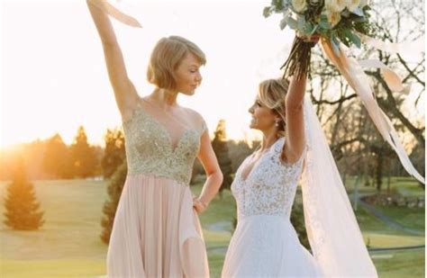 Taylor Swift totally stole the show at her best mate's wedding... the ...