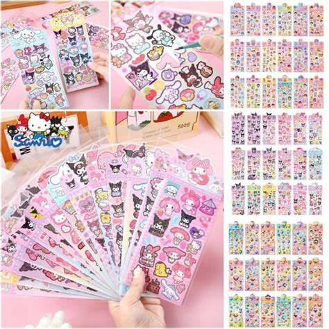 CGGUE CartoonKuromi Kuromi Guka Sticker Melody Handmade Toy Kawaii ...