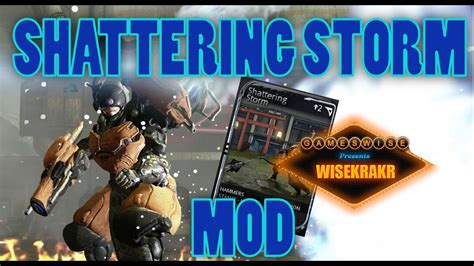 SHATTERING STORM MOD [Hammers] Melee 2.0 - Warframe Mods - YouTube