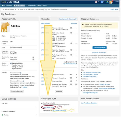 Degree Audit - Berkeley Law