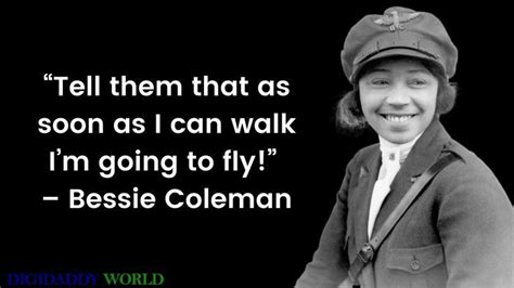 20+ Famous Quotes & Sayings By Elizabeth Bessie Coleman | Bessie coleman, Coleman, Famous quotes