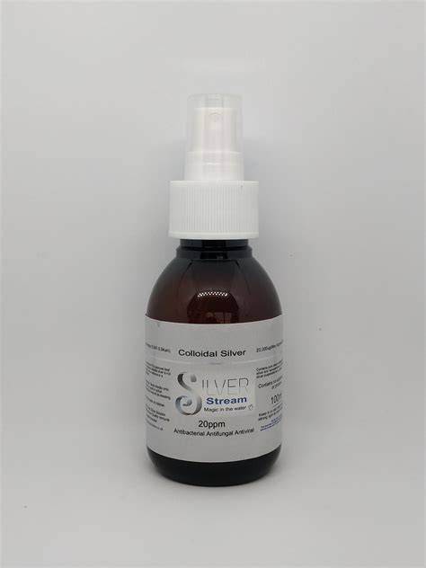 Colloidal Silver 20 ppm, (100ml Spray) Premium Quality Colloidal Silver