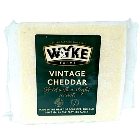 Buy Wyke Farms Cheddar Cheese Vintage 200 Gm Online at the Best Price of Rs 895 - bigbasket