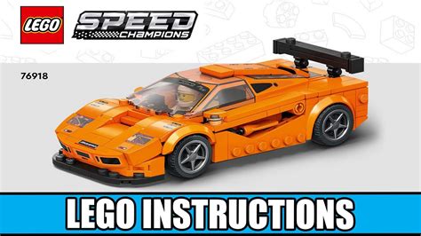 LEGO Instructions | Speed Champions | 76918 | McLaren Solus GT & McLaren F1 LM (Book 2) - YouTube