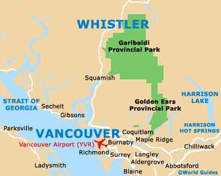 Whistler Canada Map