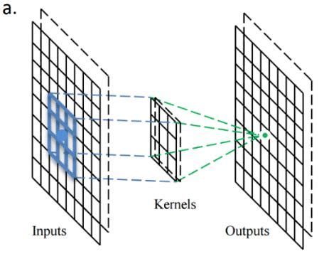 (a) Illustration of the operation principle of the convolution kernel ...