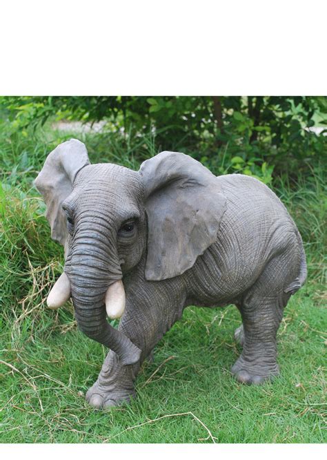 Buy Elephant Garden Statue Walking for Sale Online in USA & Canada. – OakValleyDecor