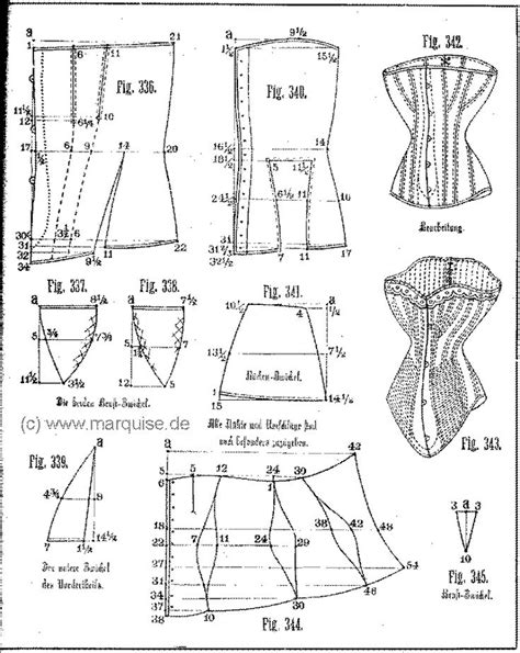 Printable Corset Pattern